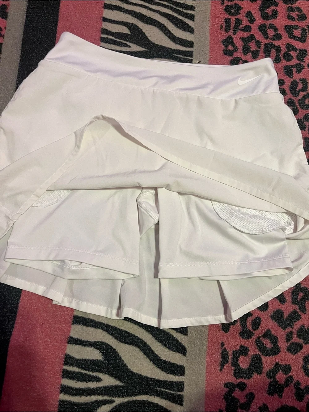 Nike White DRI-FIT skirt